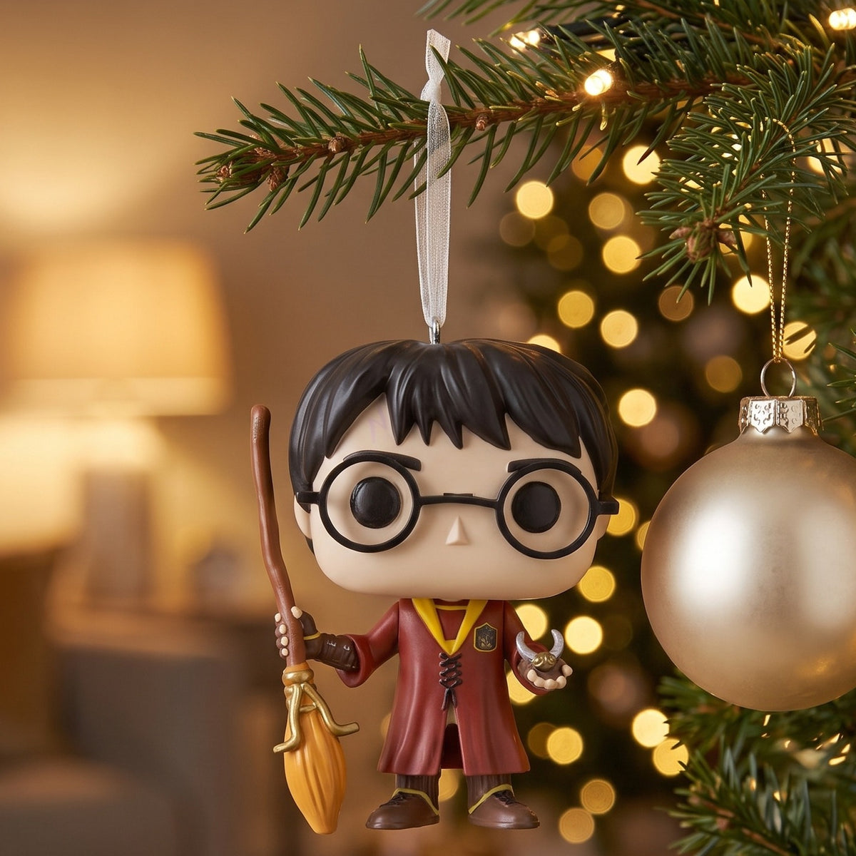 Produktbild Harry Potter - Harry mit Besen Weihnachtsbaum-Schmuck