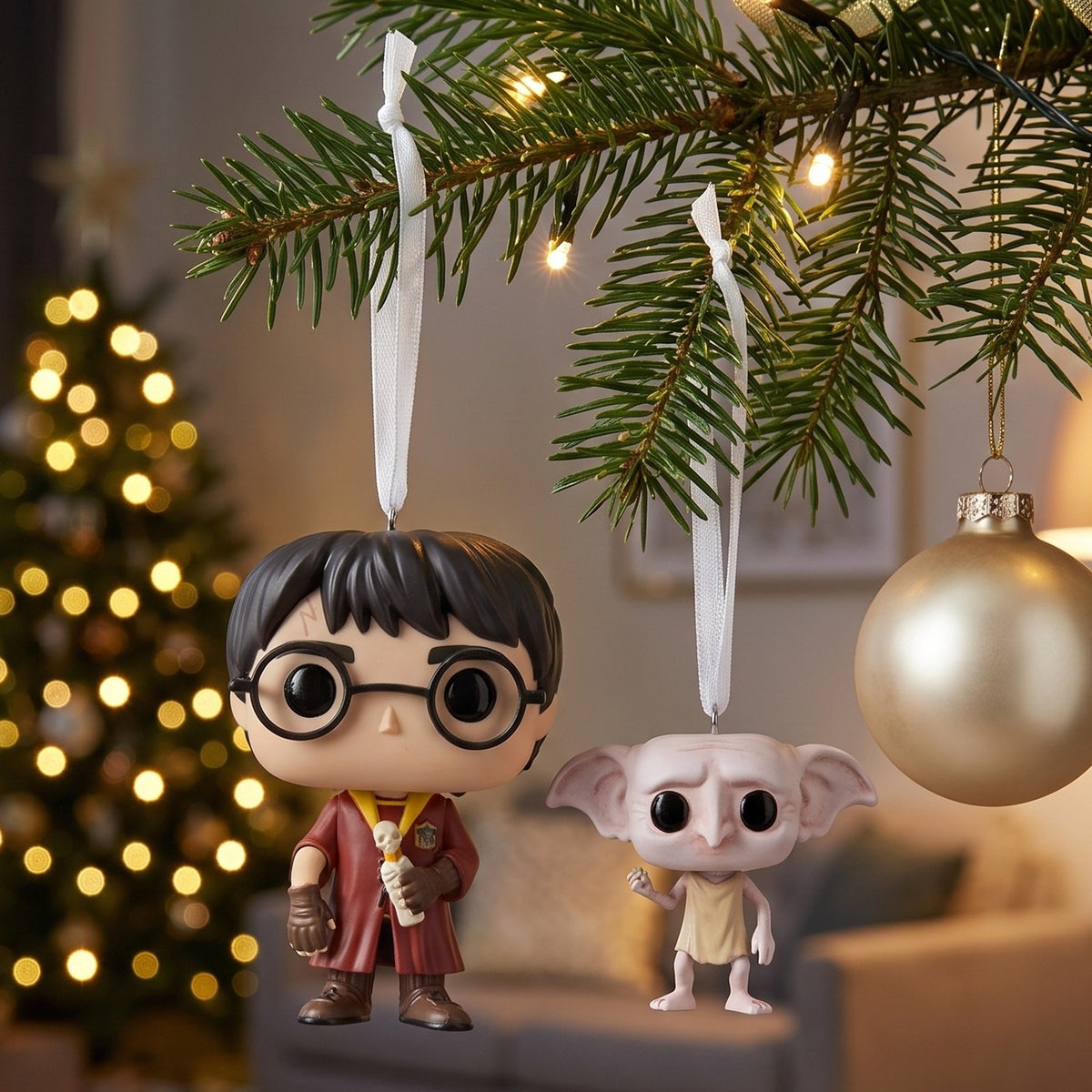 Image produit Harry Potter - Décoration de sapin Dobby et Harry