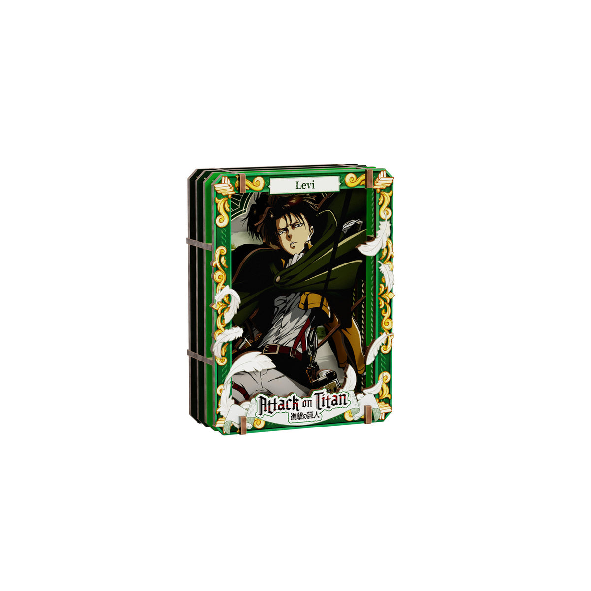 Immagine del prodotto Attack on Titan - Showdown Scenes Wooden Gallery 3D Mystery Quadro in legno Display da 6