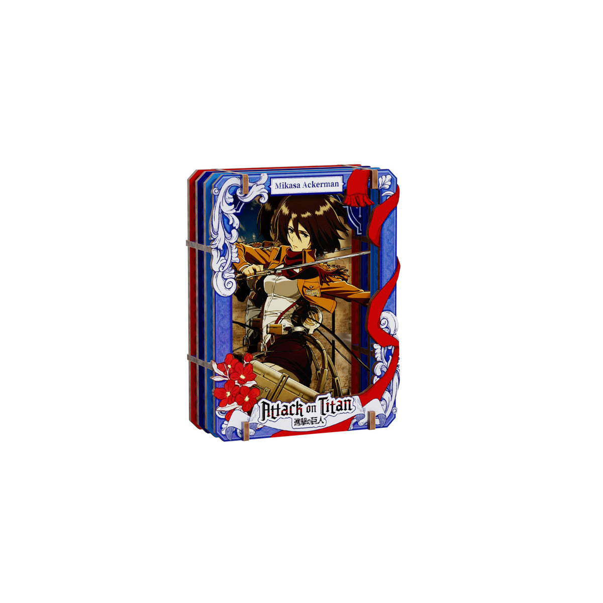 Immagine del prodotto Attack on Titan - Showdown Scenes Wooden Gallery 3D Mystery Quadro in legno Display da 6